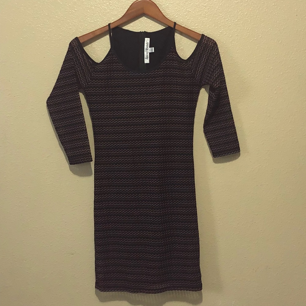 Lovers + Friends “Yours” Cold Shoulder Dress